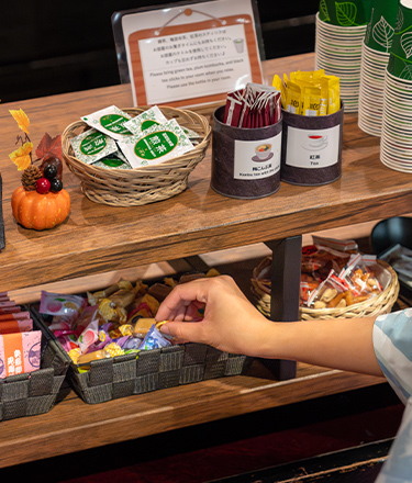 駄菓子&ドリンクバー