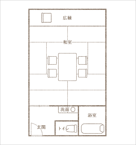 モダン和室 (和室10畳+踏み込み2畳)